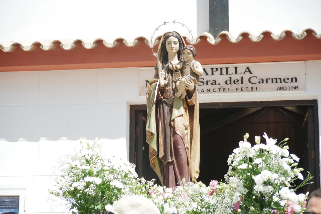 El Carmen de Sancti Petri prepara ya sus cultos para el mes de julio