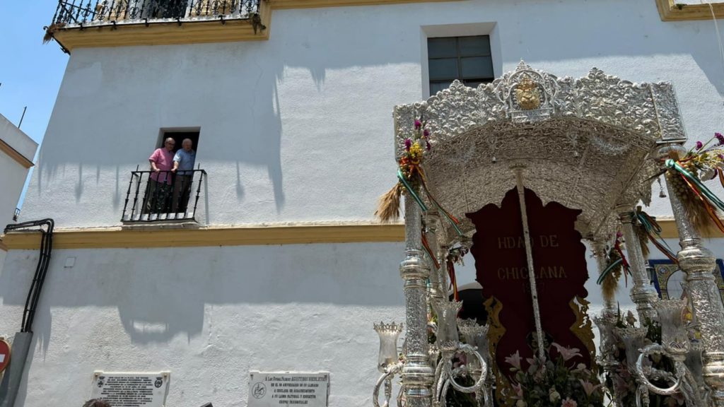 Ya está la hermandad del Rocío en Chiclana