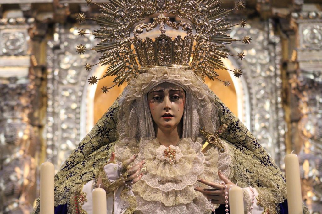 La Virgen de los Dolores esta tarde por las calles del centro