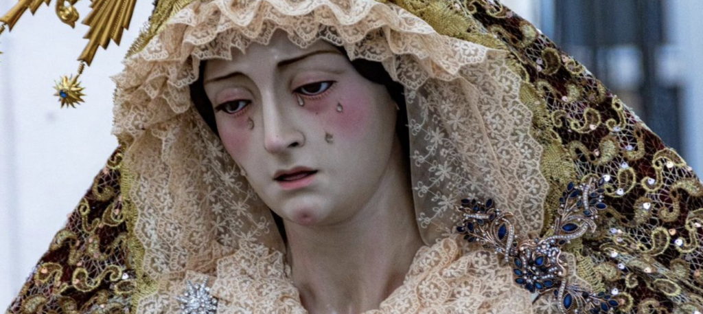 La Virgen de las Angustias saldrá en rosario vespertino el próximo domingo